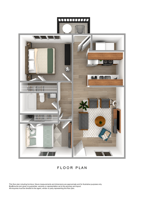 a 2 bedroom floor plan of a 2100 sq ft apartment